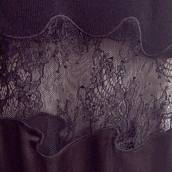 ZARA Sultry Silk Slip Lace Art Deco Flapper Dress NWT - Picture 10 of 13